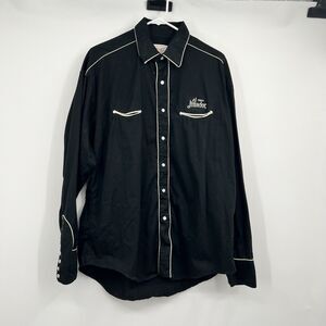 Rockmount RanchWear VTG El Jimador Tequila Embroidered Western Pearl Snap Shirt